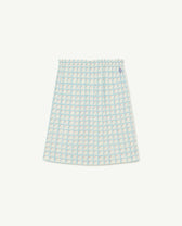 White Square Kitten Skirt PRODUCT FRONT