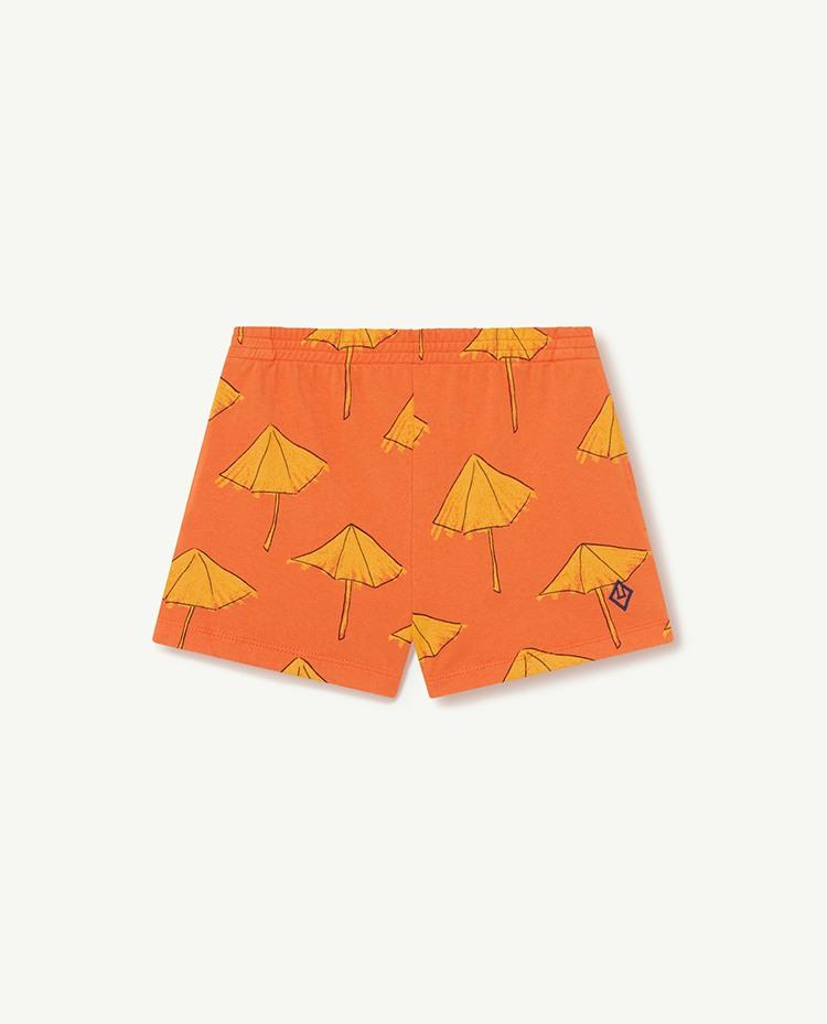 Orange Umbrellas Poodle Pants COVER