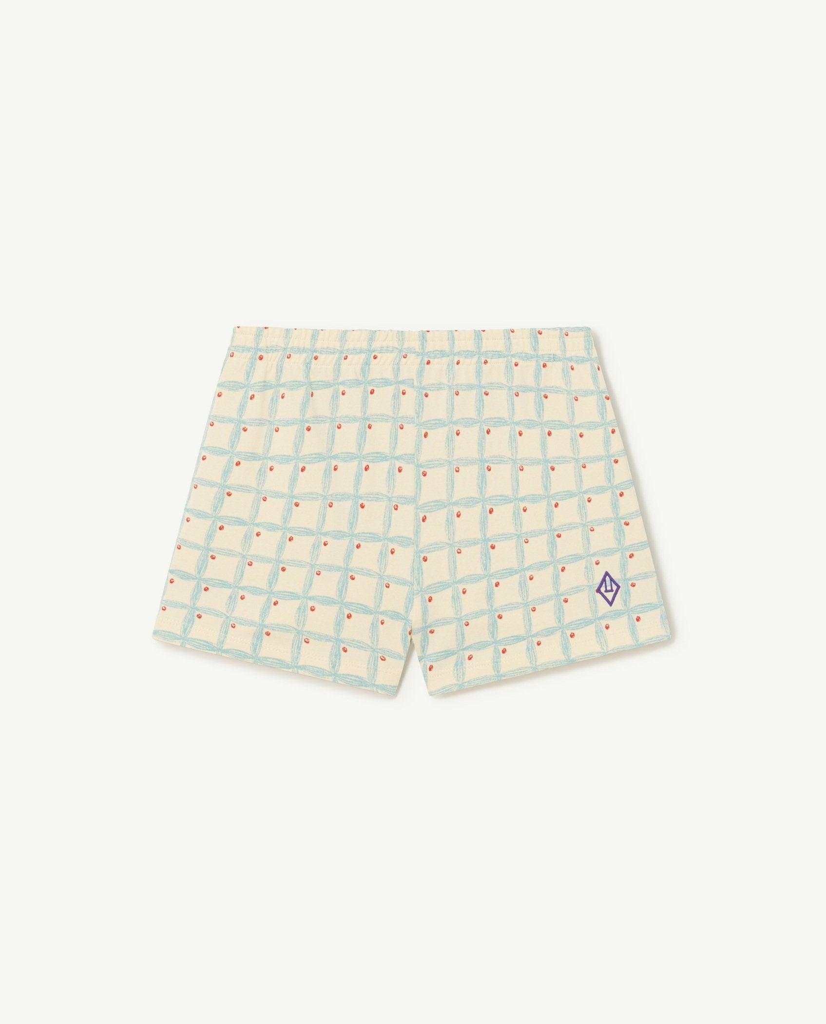 White Square Poodle Pants PRODUCT FRONT