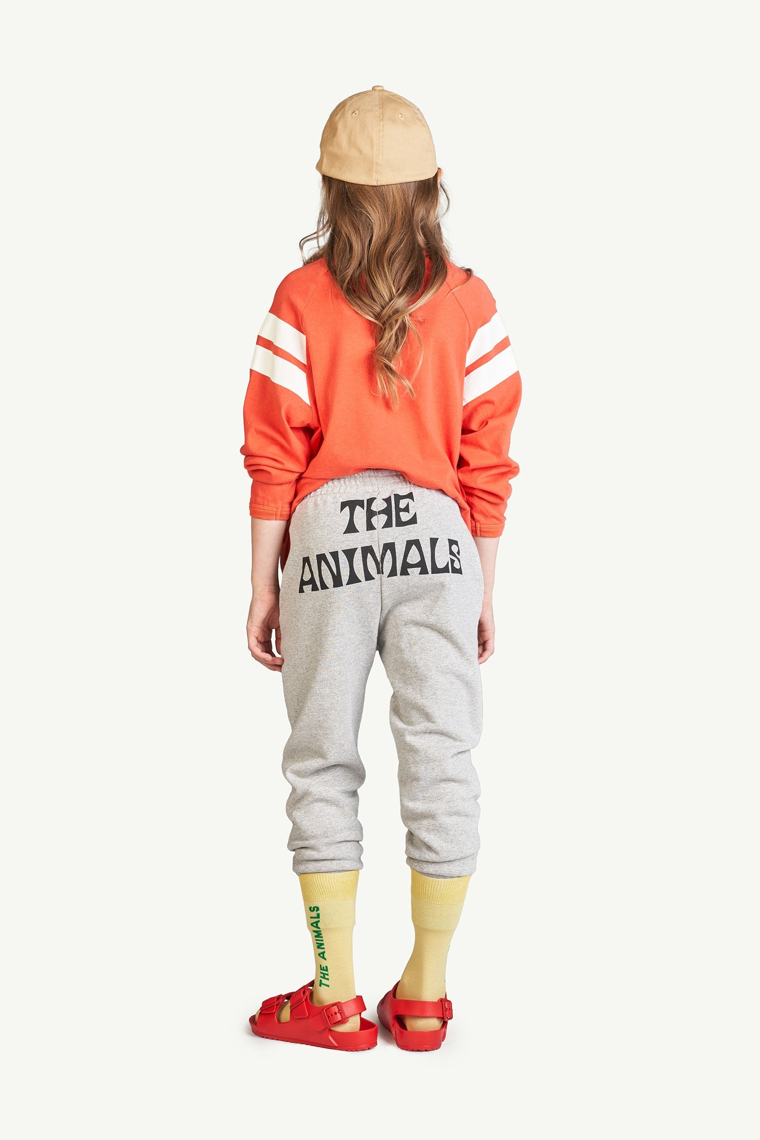 Grey The Animals Panther Pants MODEL BACK