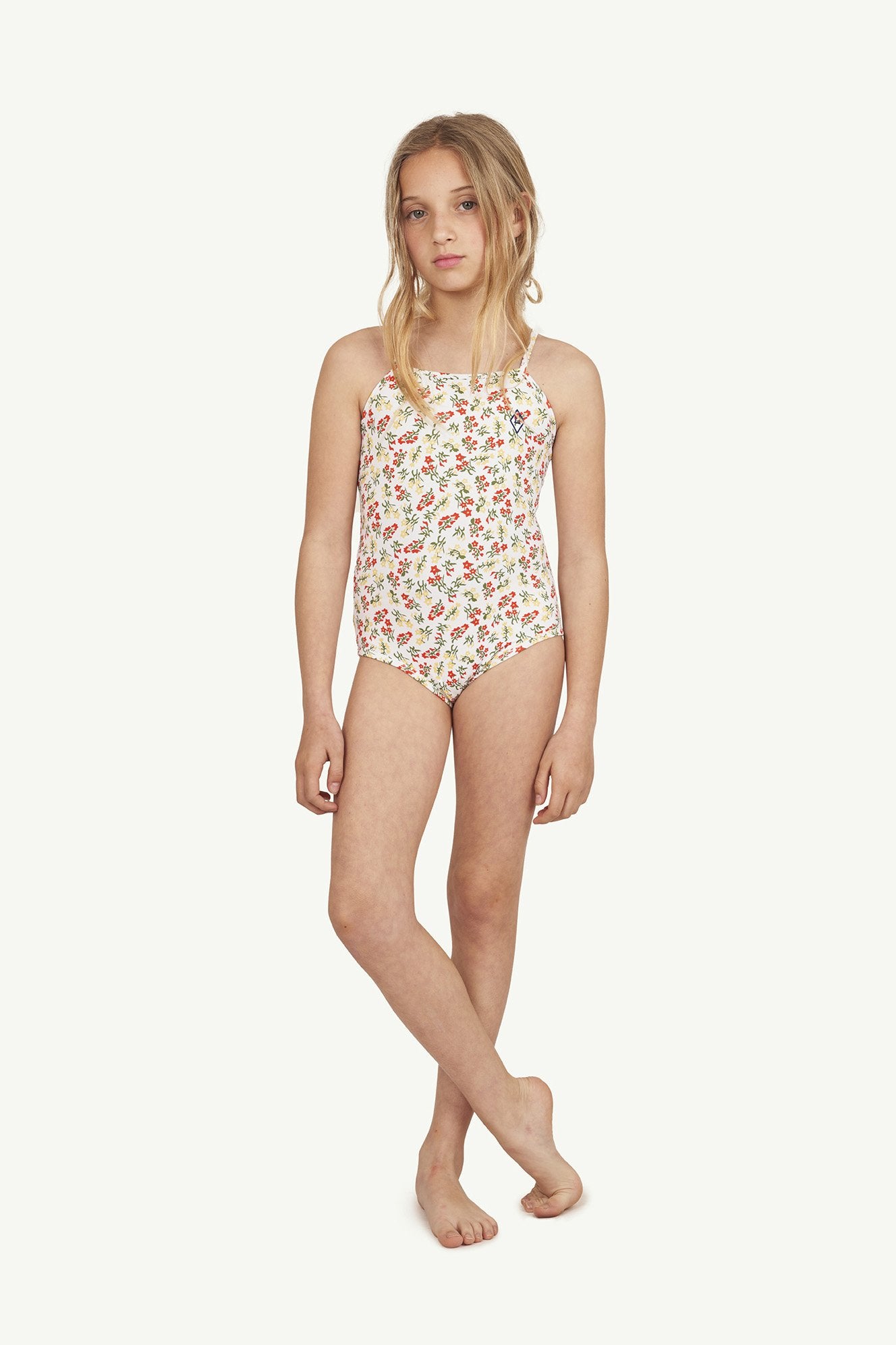 White Trout Swimsuit MODEL FRONT