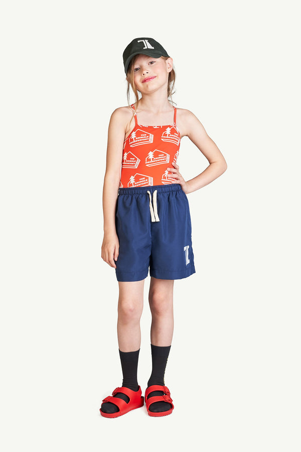 Red The Animals Trout Swimsuit MODEL FRONT
