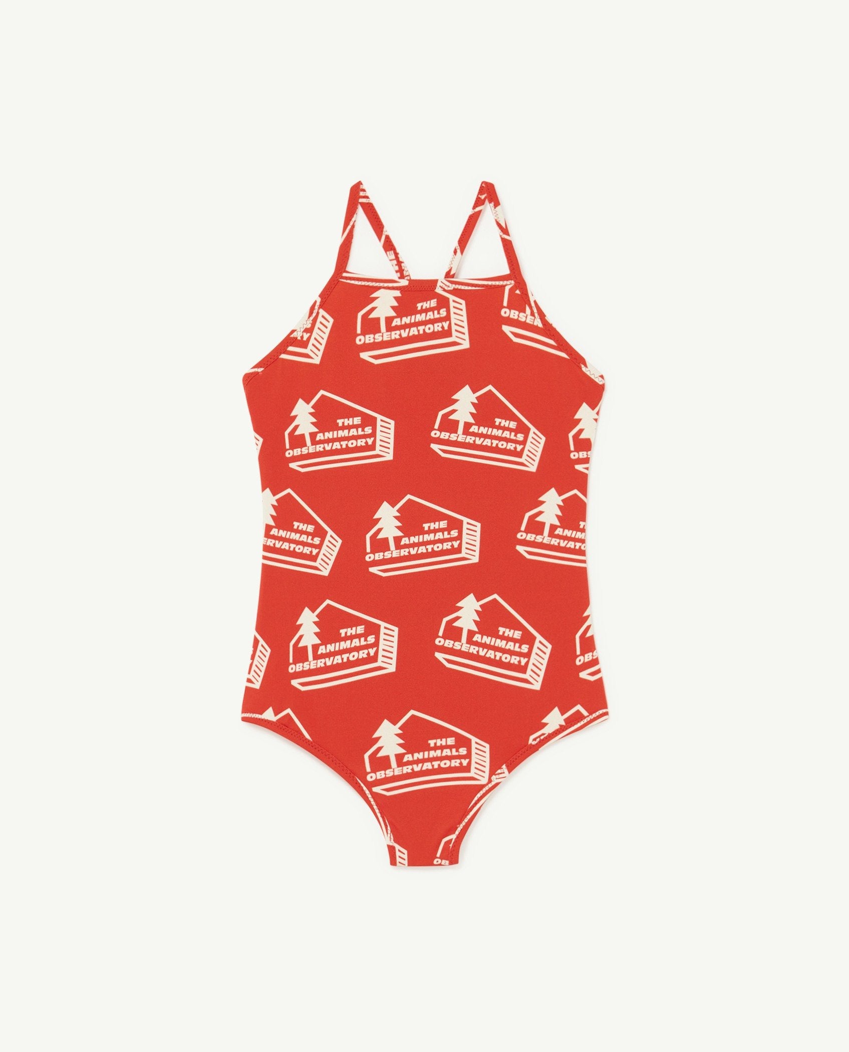 Red The Animals Trout Swimsuit PRODUCT FRONT