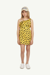 Yellow Weasel Dress MODEL FRONT