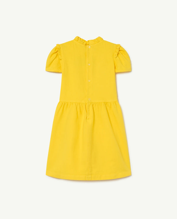 Yellow Tortoise Dress PRODUCT BACK