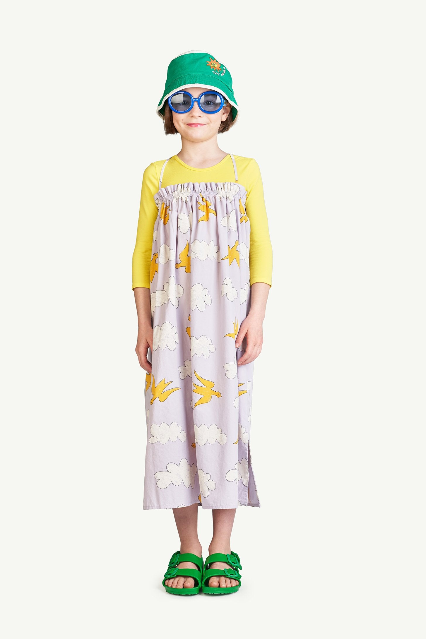 Lavand Clouds Jellyfish Dress MODEL FRONT