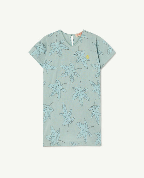 Blue Leaves Marten Dress PRODUCT FRONT