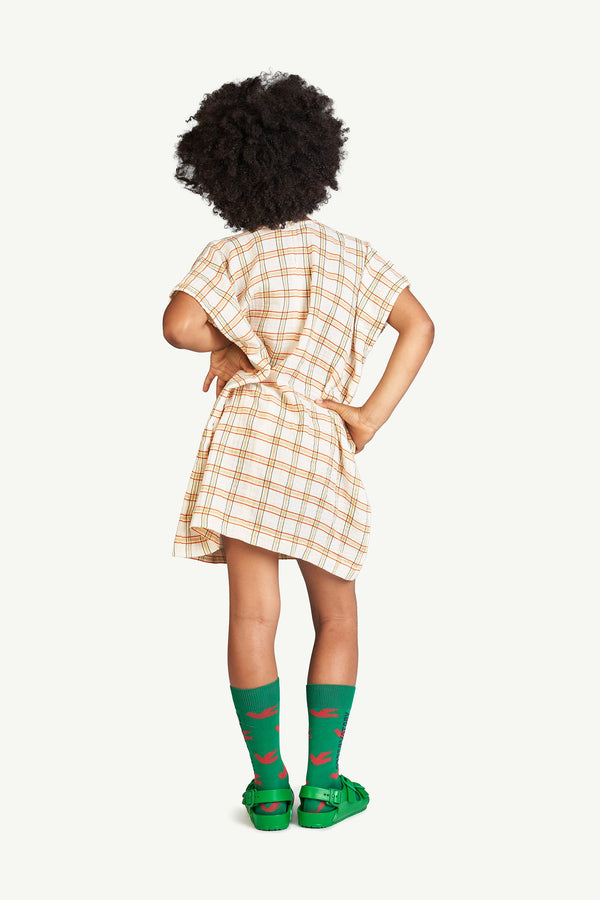 White Marten Dress MODEL BACK
