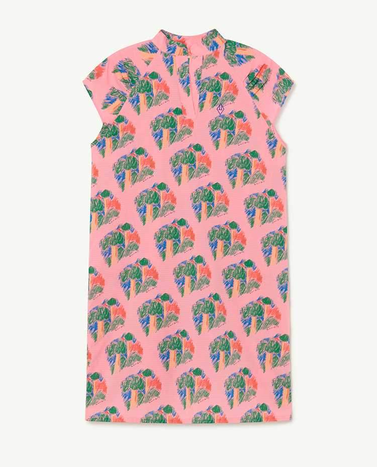 Pink Woods Swallow Dress COVER