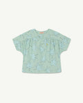 Blue Leaves Lamb Shirt