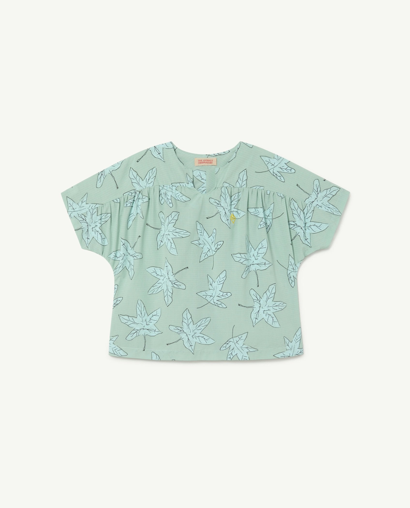 Blue Leaves Lamb Shirt PRODUCT FRONT