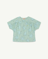 Blue Leaves Lamb Shirt PRODUCT FRONT