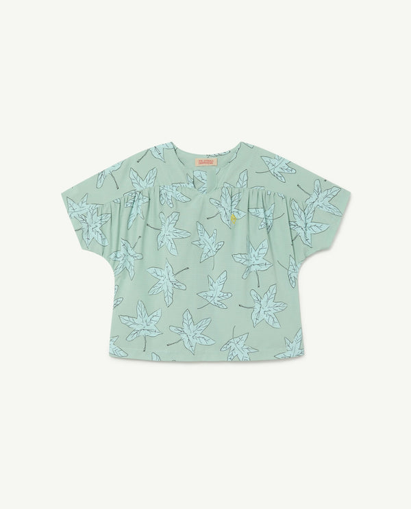 Blue Leaves Lamb Shirt PRODUCT FRONT