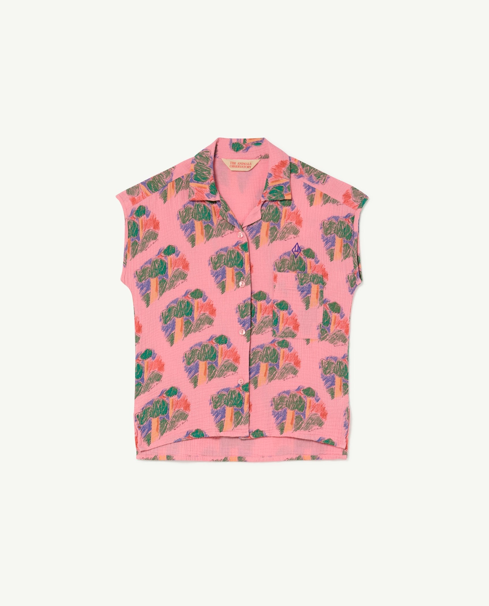 Pink Woods Kangaroo Shirt PRODUCT FRONT