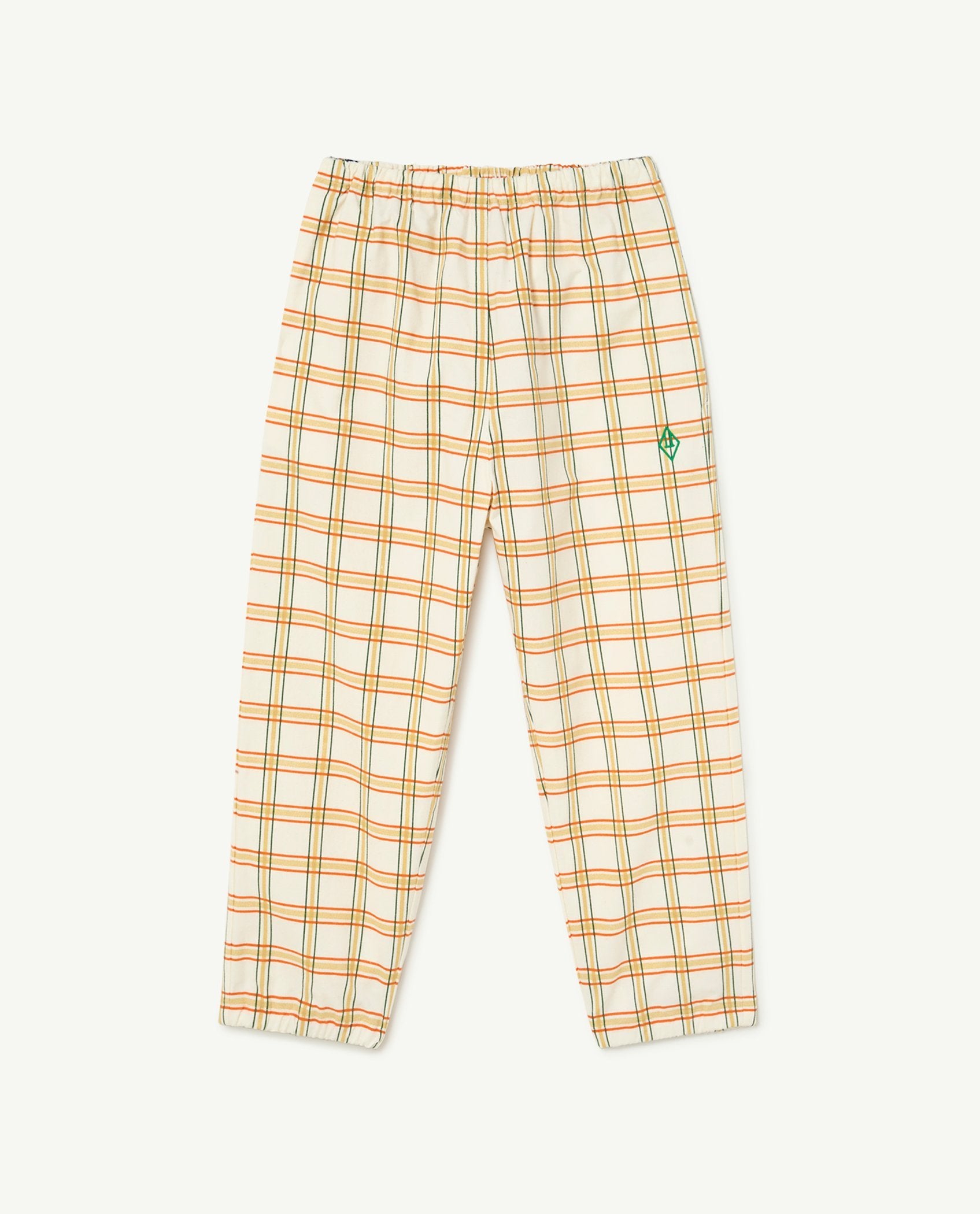 White Square Elephant Pants PRODUCT FRONT