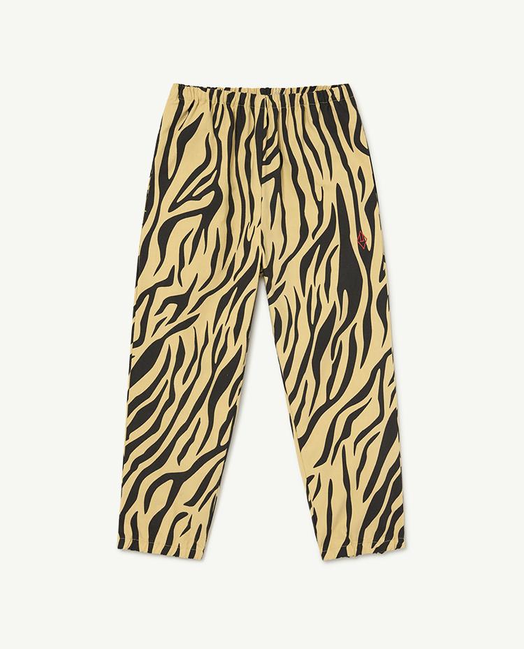 Yellow Zebra Elephant Pants COVER