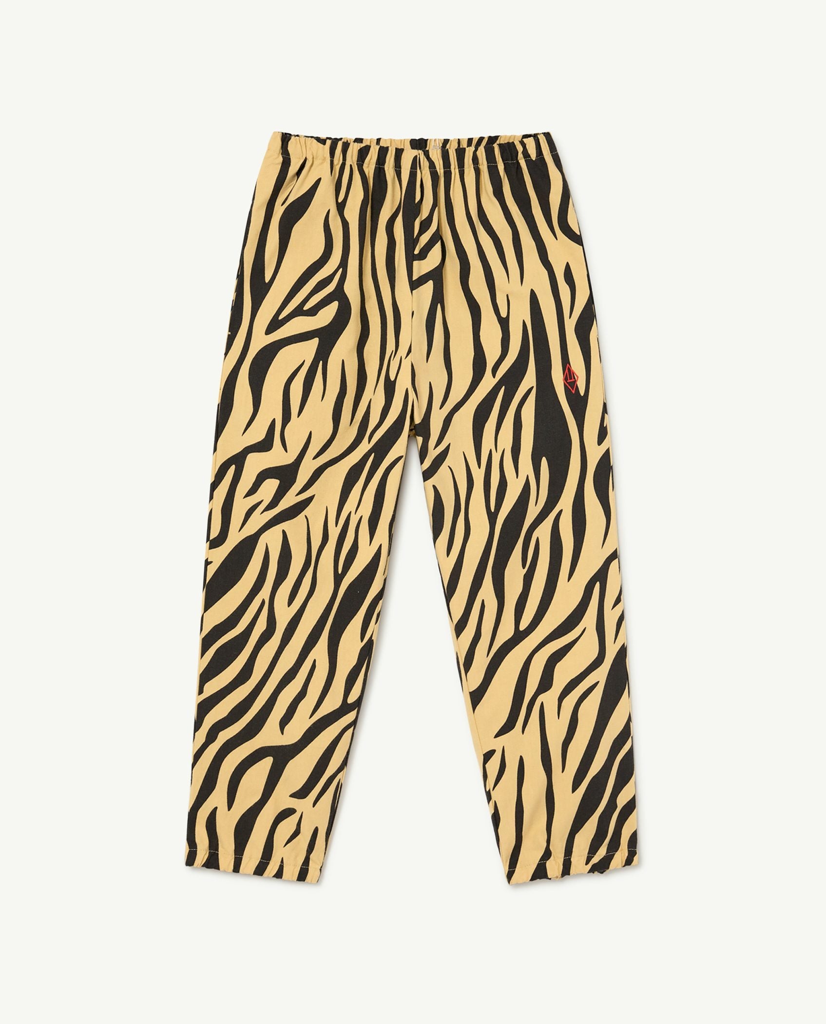 Yellow Zebra Elephant Pants PRODUCT FRONT