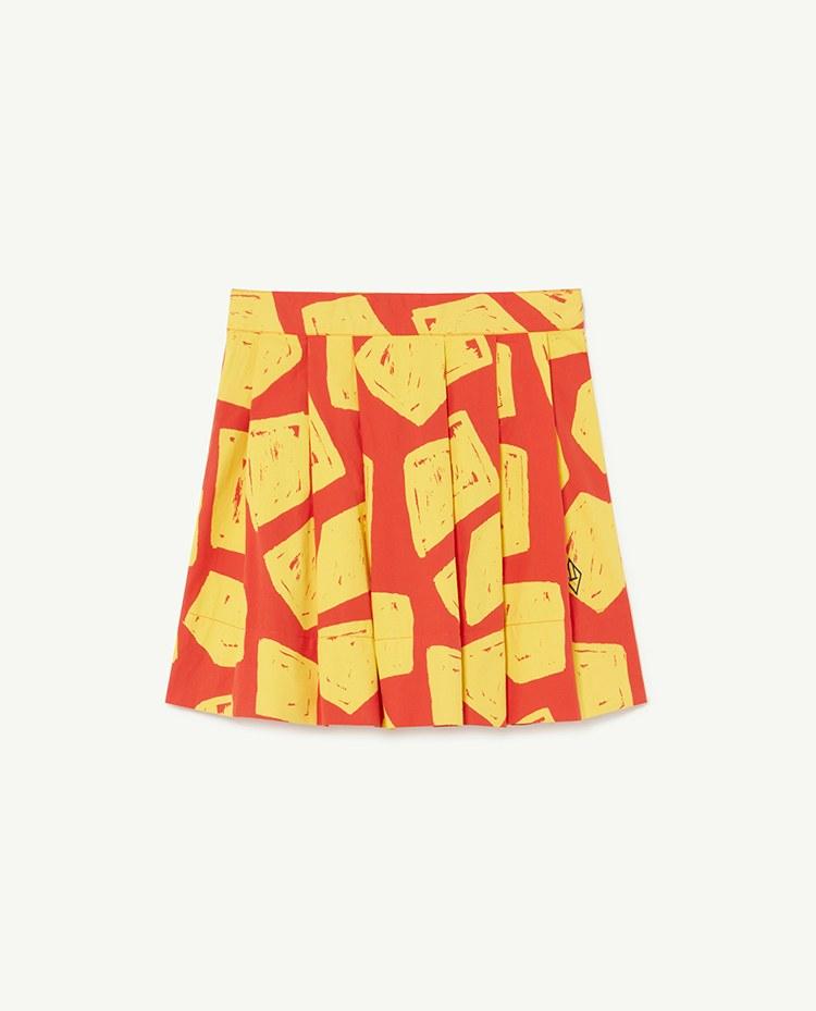 Red Cubes Turkey Skirt COVER