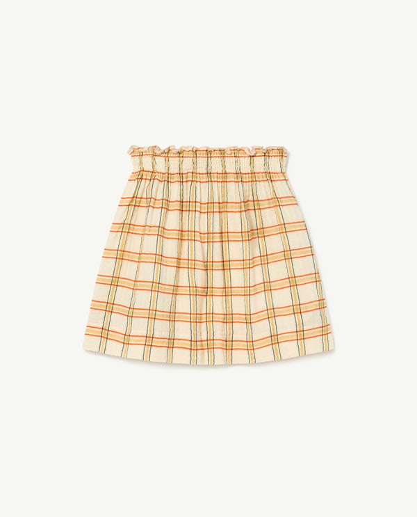 White Square Wombat Skirt PRODUCT BACK