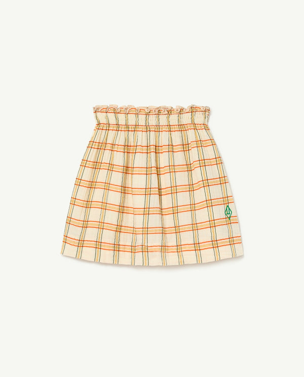 White Square Wombat Skirt PRODUCT FRONT