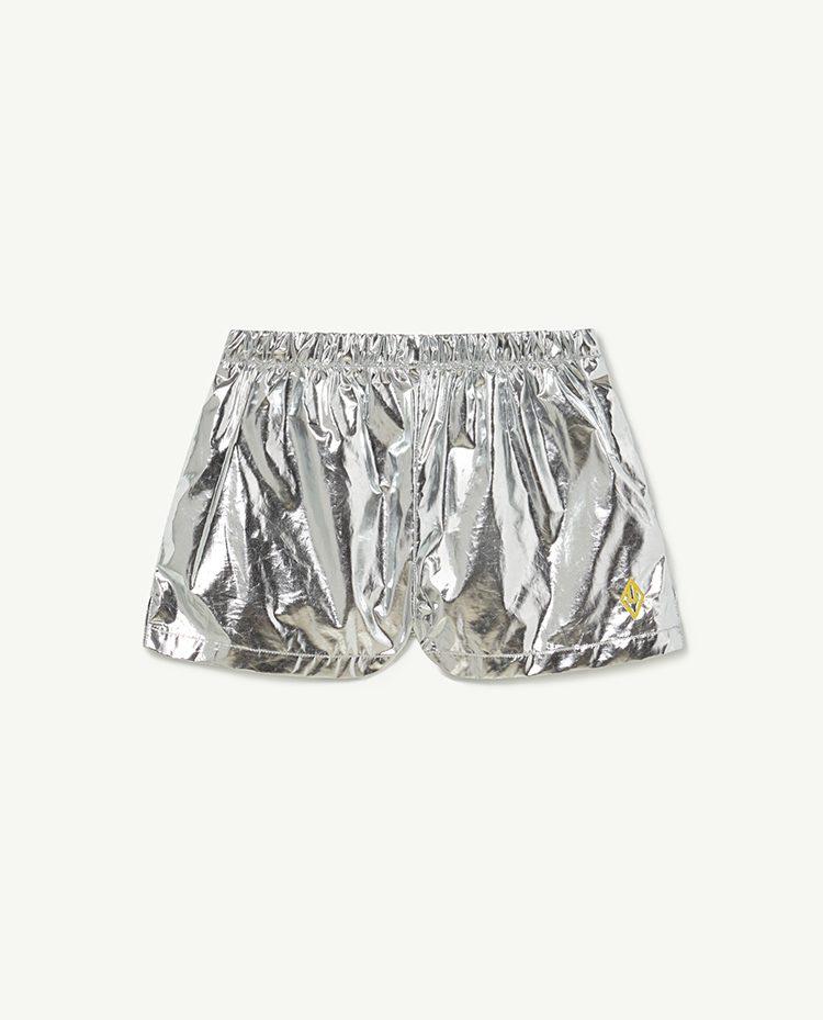 Silver Shiny Calm Pants COVER