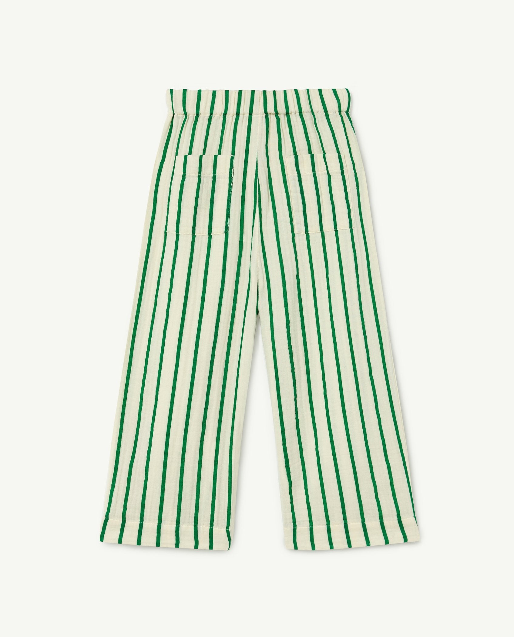 White Green Stripes Emu Pants PRODUCT BACK