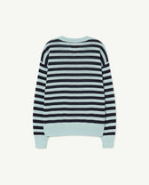 Blue Stripes Bull Sweater PRODUCT BACK