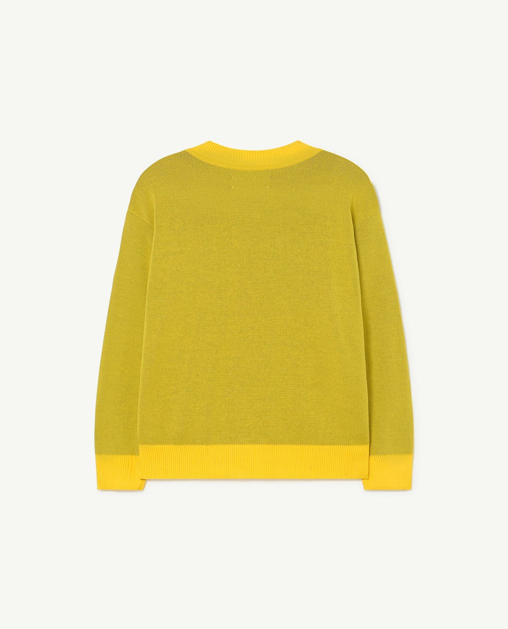 Yellow Horse Bull Sweater PRODUCT BACK