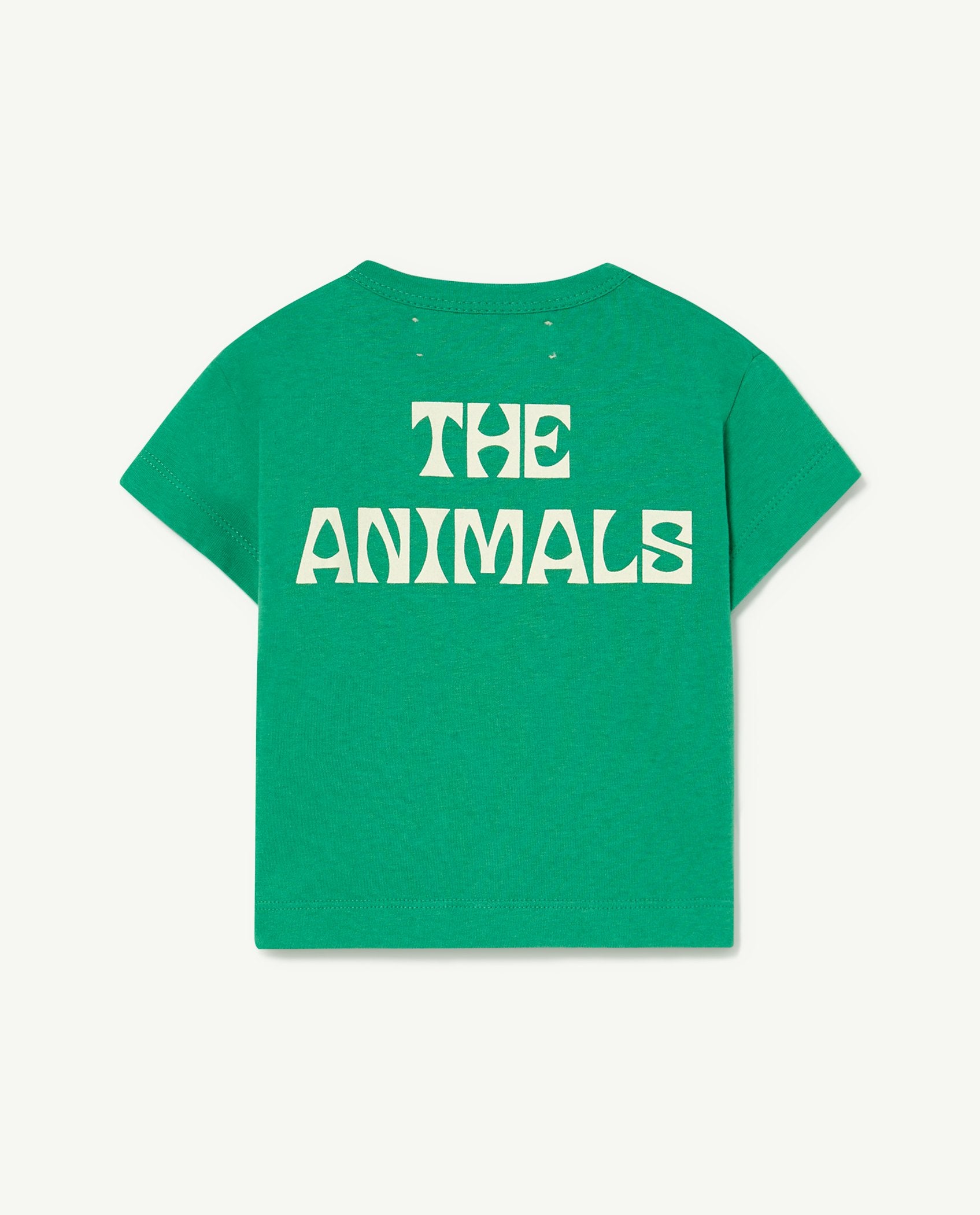Green Rooster The Animals Baby T-Shirt PRODUCT BACK