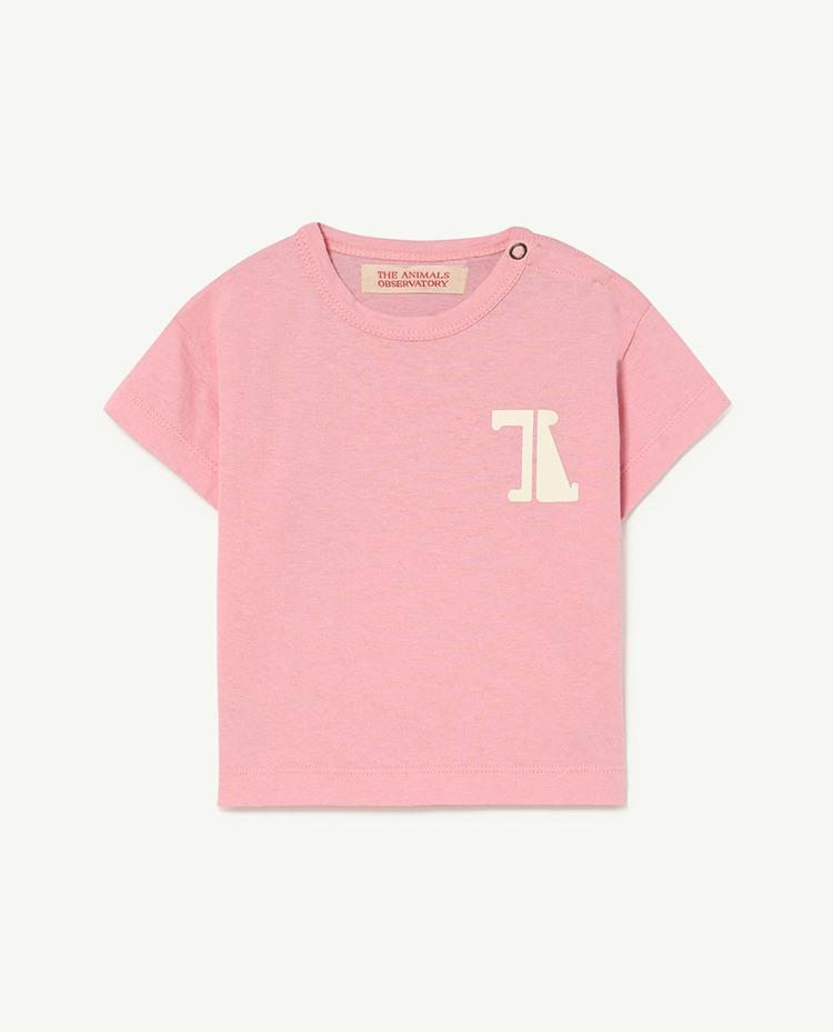 Pink Rooster The Animals Baby T-Shirt COVER
