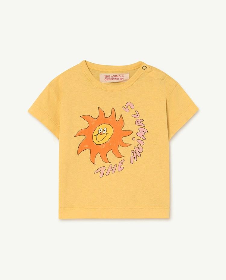 Yellow Rooster Sun Baby T-Shirt COVER