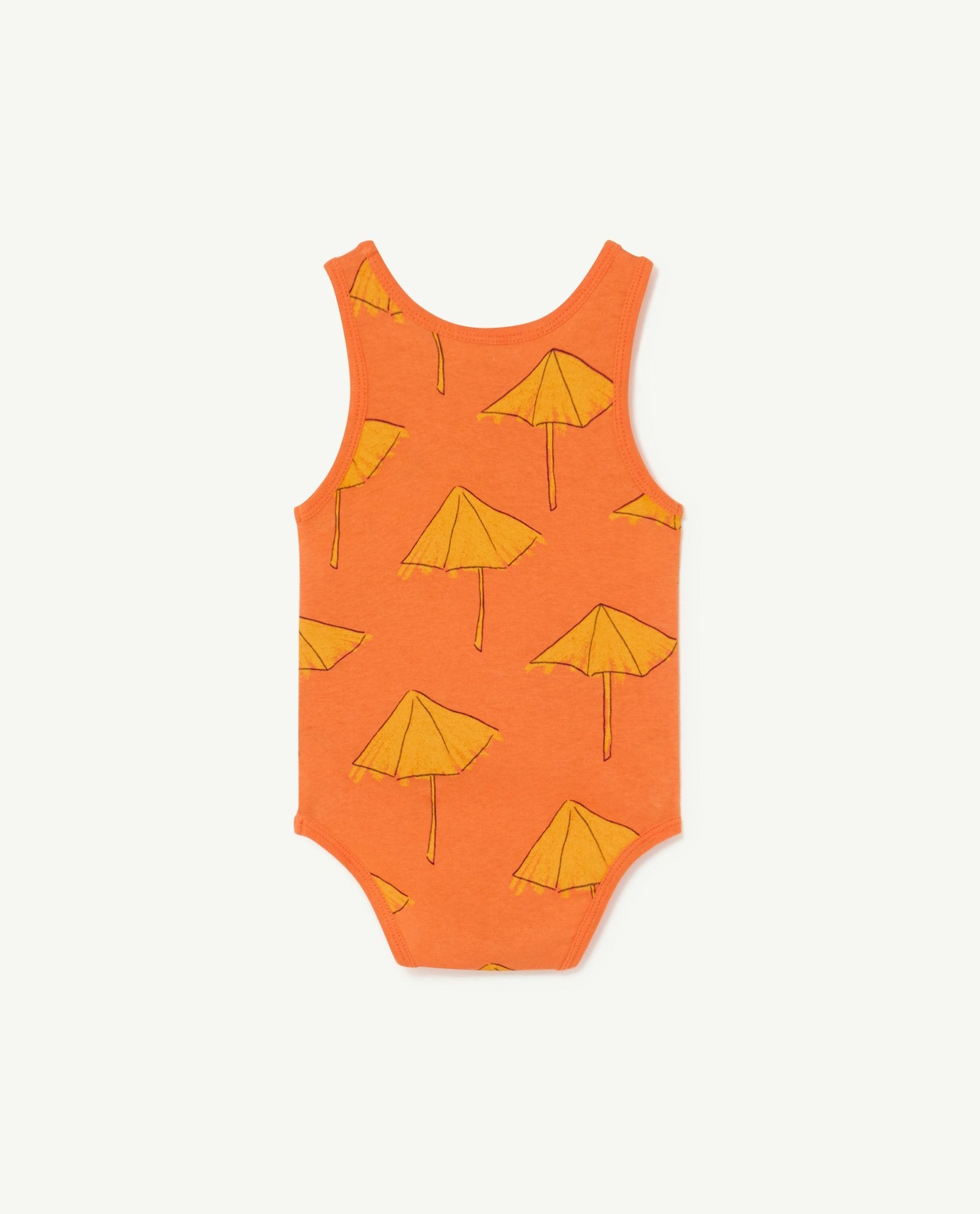 Orange Umbrellas Turtle Baby Body PRODUCT BACK