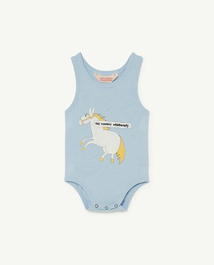 Blue Horse Turtle Baby Body COVER