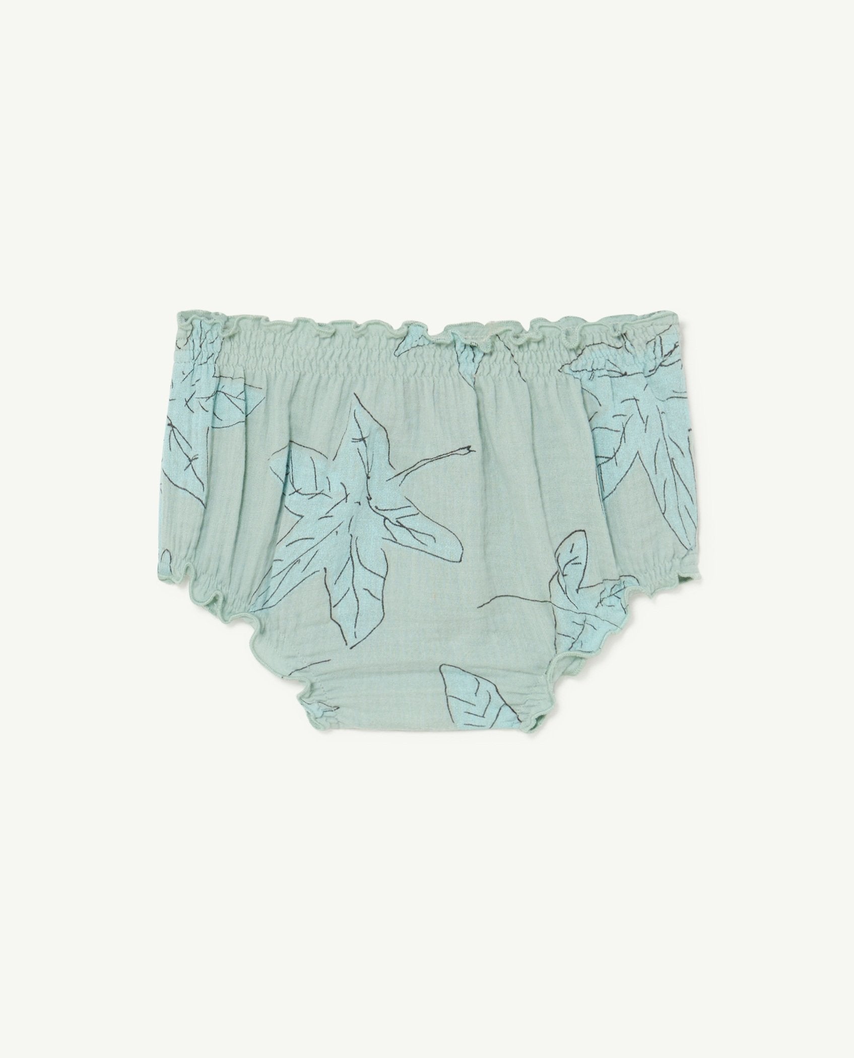 Blue Leaves Toads Baby Culotte PRODUCT BACK