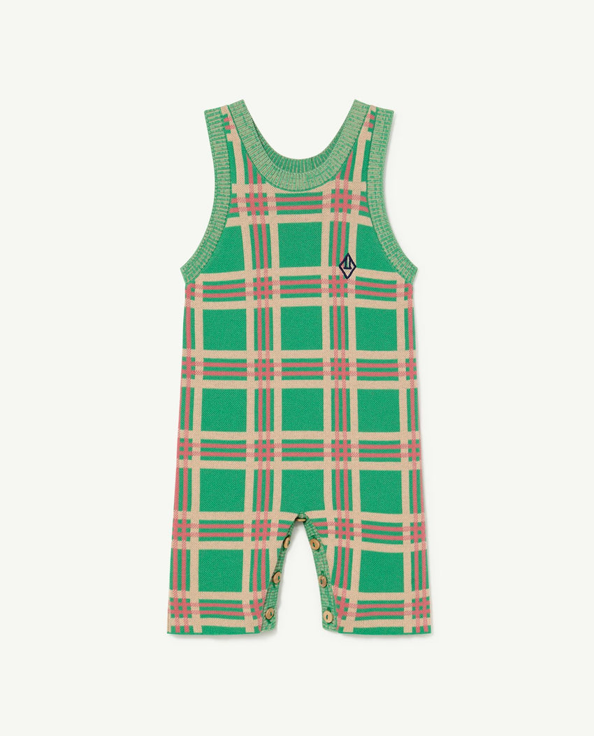 Green Boar Baby Jumpsuit PRODUCT FRONT