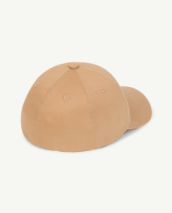 Beige Elastic Hamster Cap PRODUCT BACK