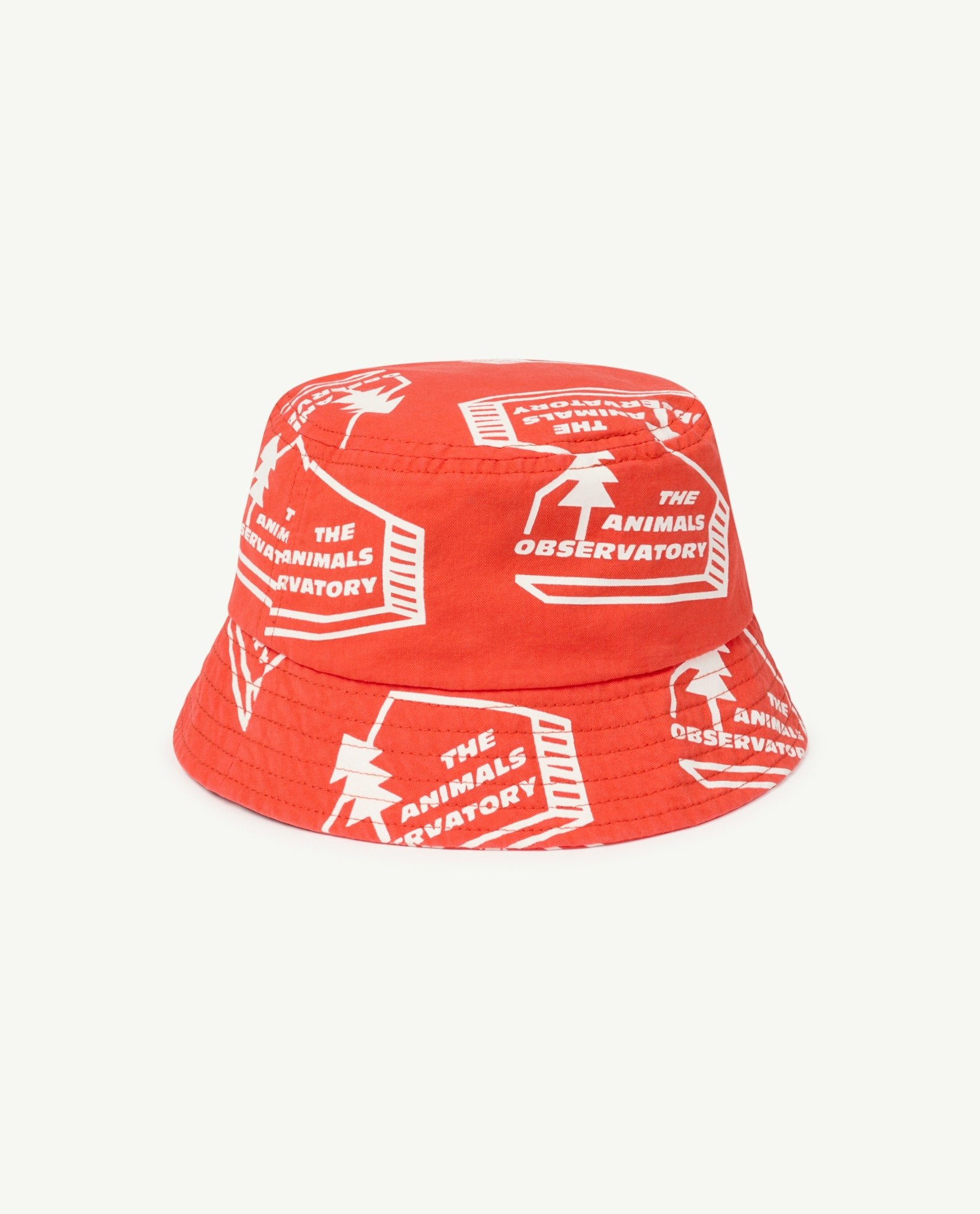Red The Animals Sarfish Baby Hat PRODUCT BACK