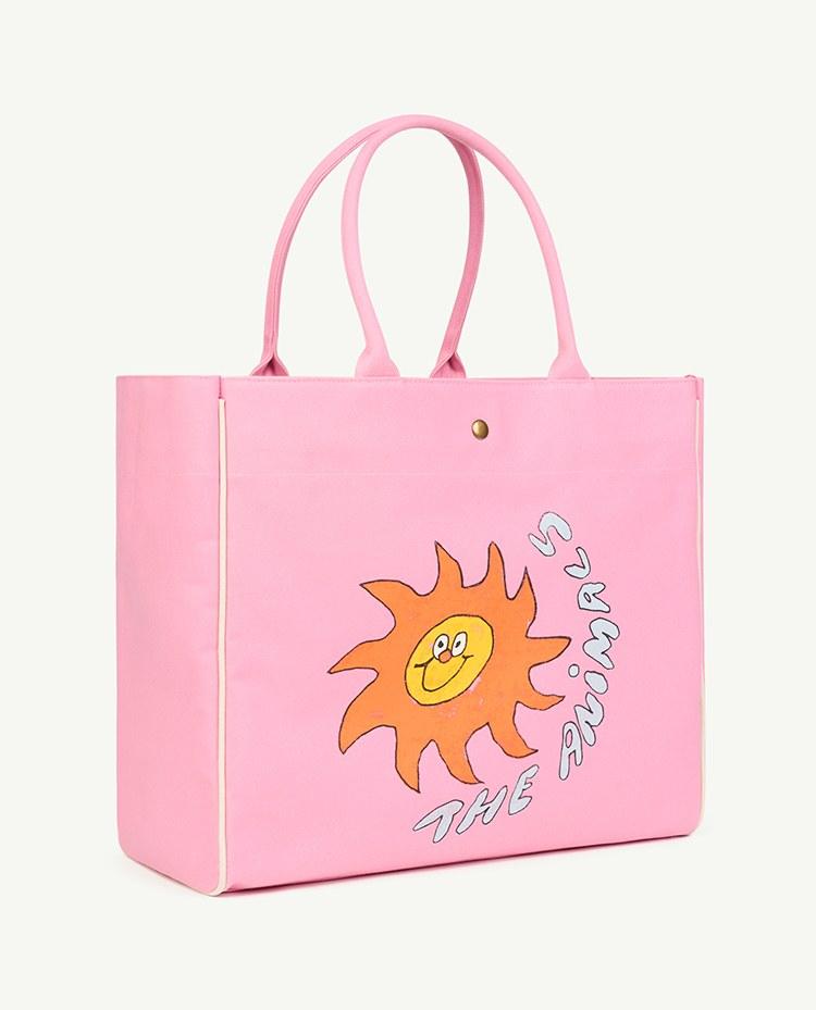 Soft Pink Sun Tote Bag COVER