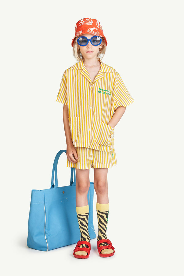 Blue Sun Tote Bag MODEL FRONT