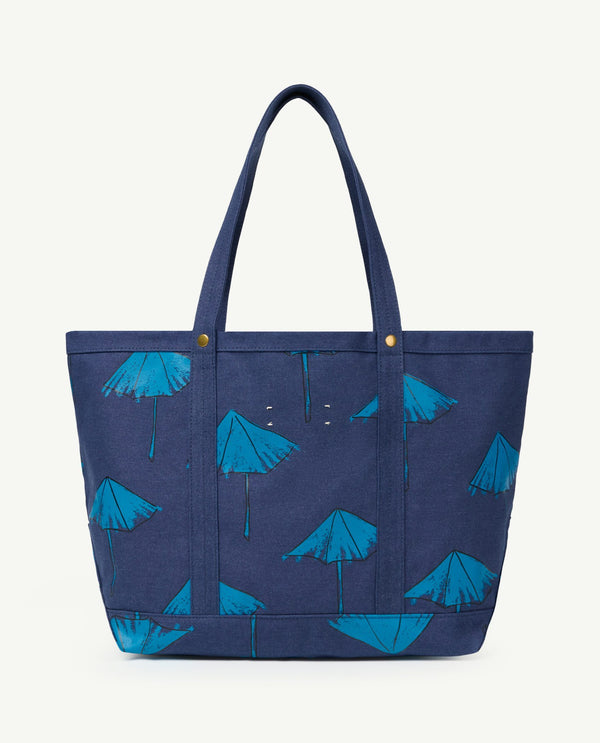 Navy Picnic Bag PRODUCT BACK
