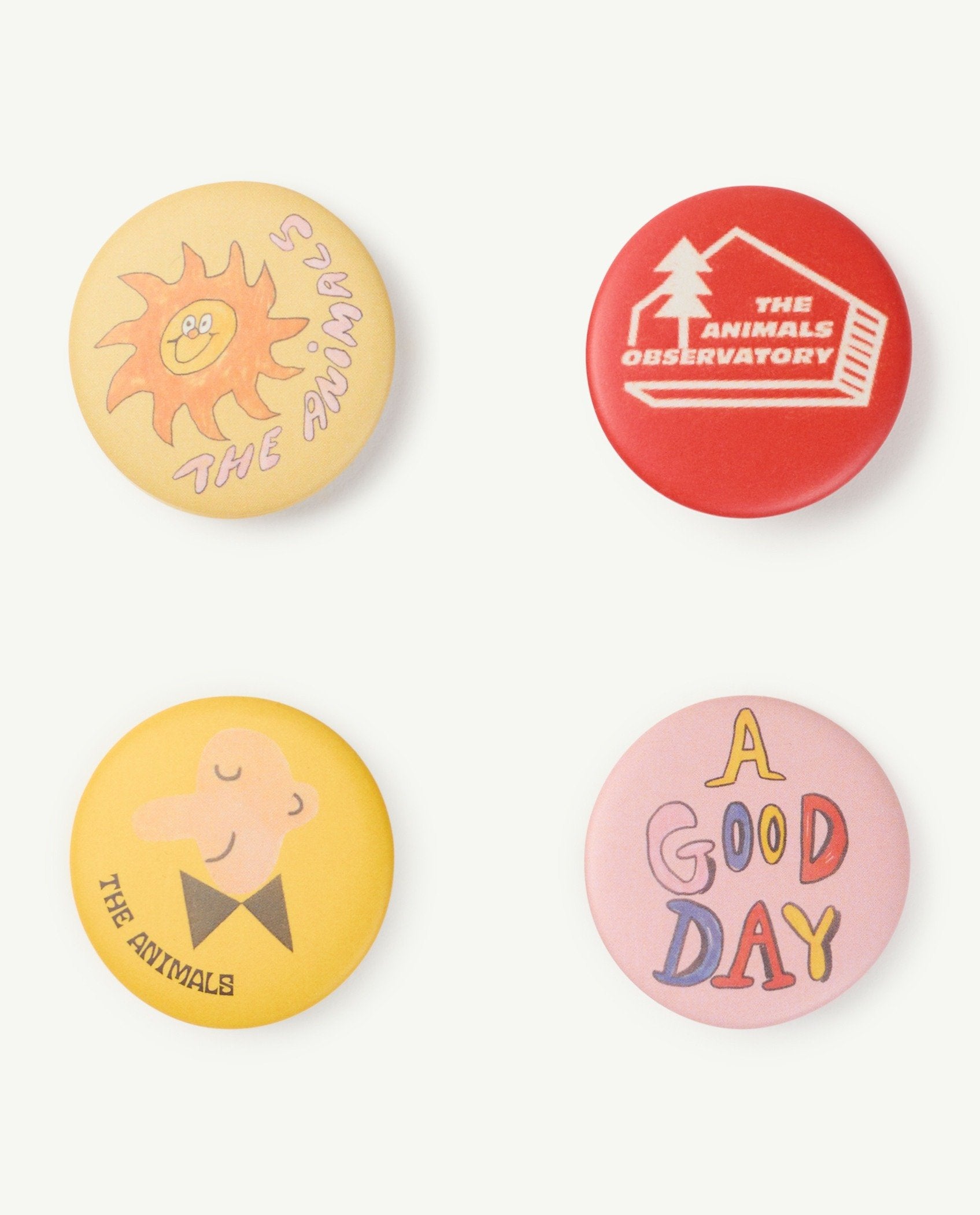 Yellow Button Badge PRODUCT FRONT