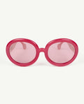 Fuchsia Circular Sunglasses