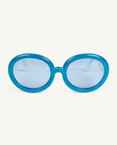 Blue Circular Sunglasses PRODUCT FRONT