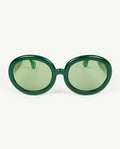 Green Circular Sunglasses