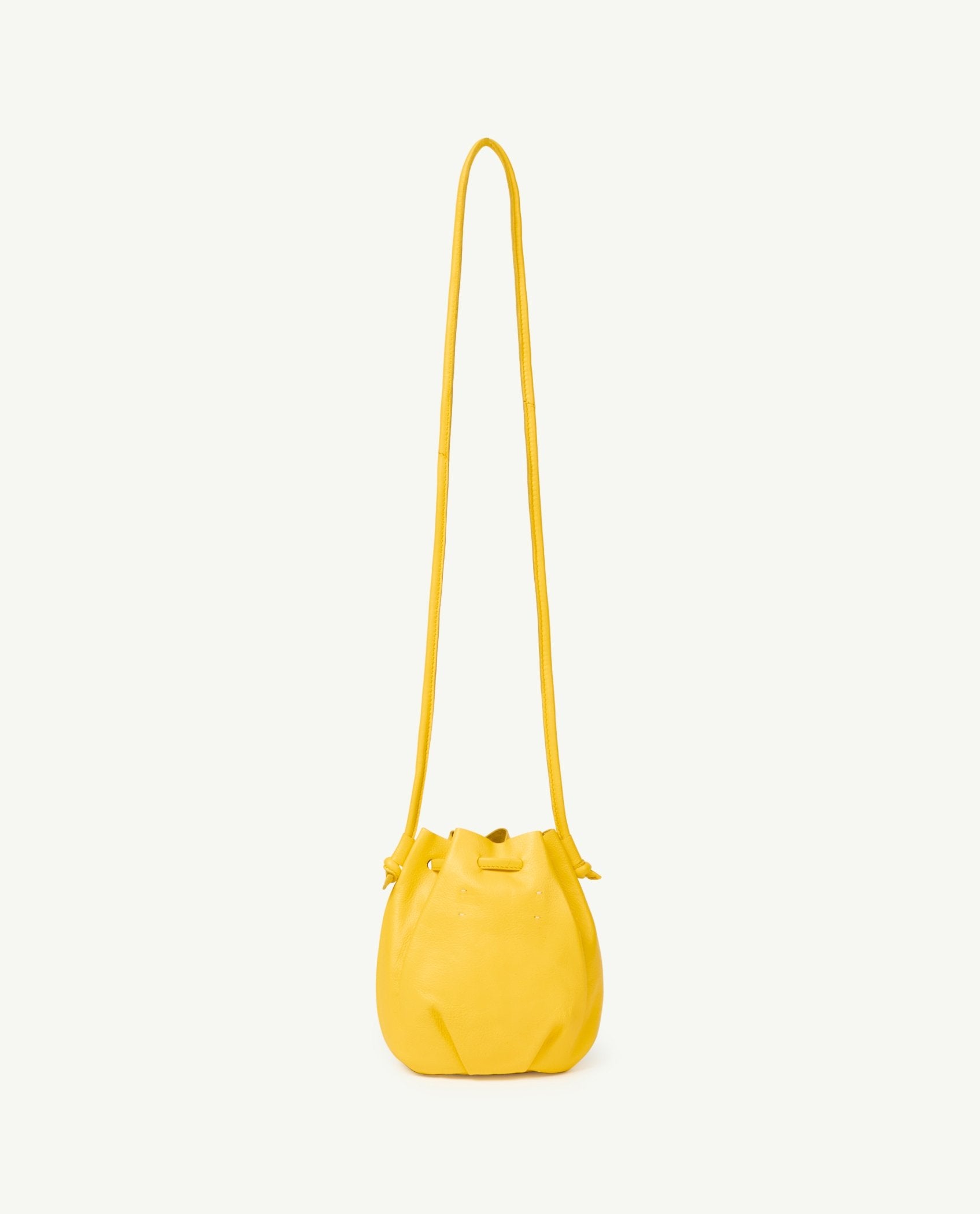 Yellow Leather Bag PRODUCT BACK