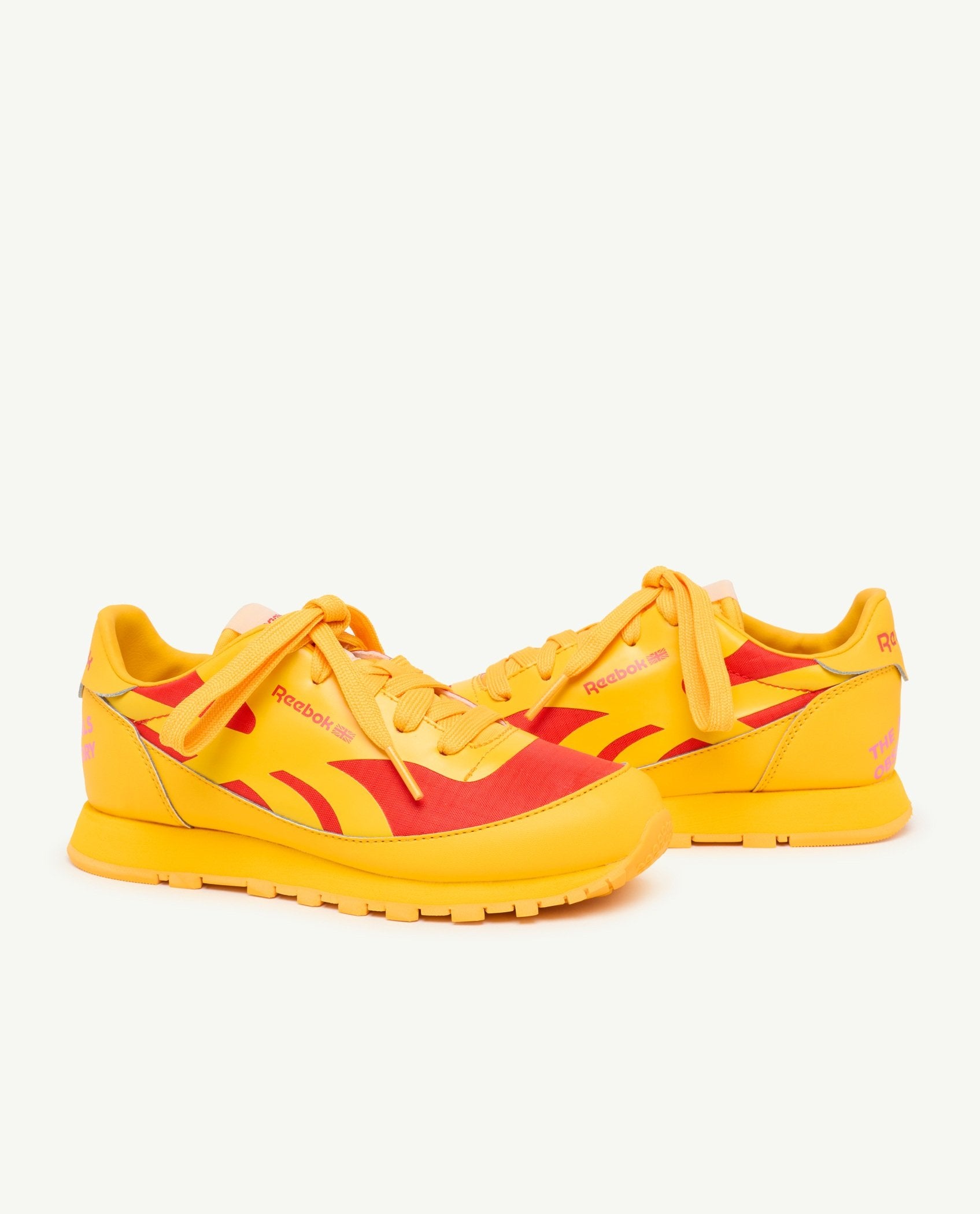 Reebok Classic Leather Kids x The Animals Observatory Yellow PRODUCT FRONT