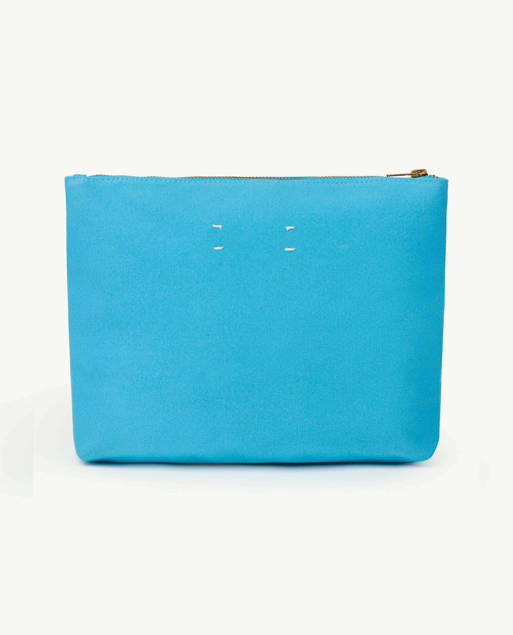 Blue Pouch Bag PRODUCT BACK