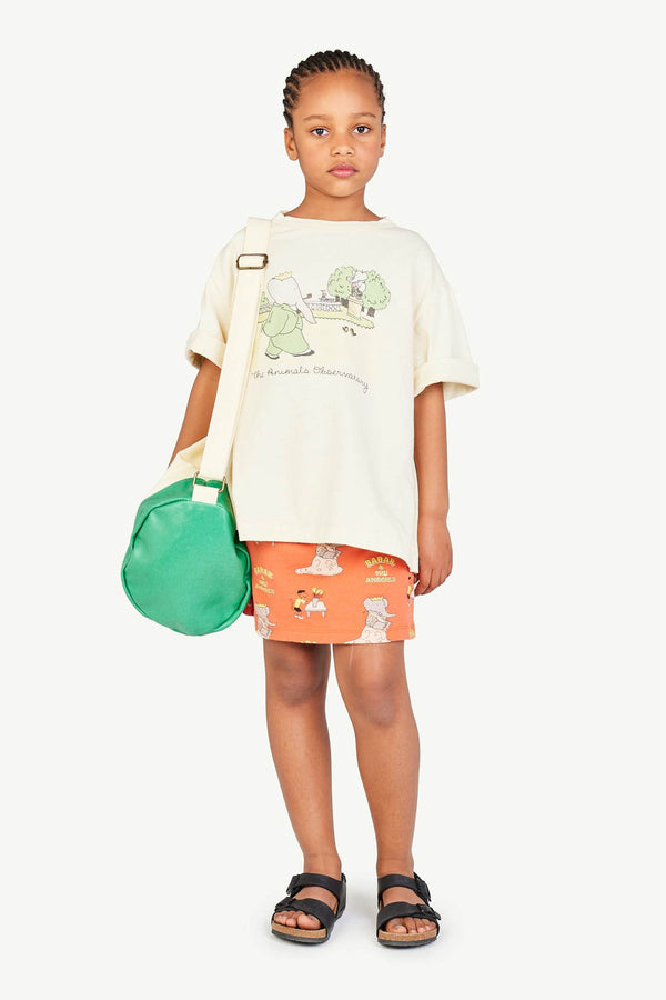 Babar Orange Wombat Skirt MODEL FRONT