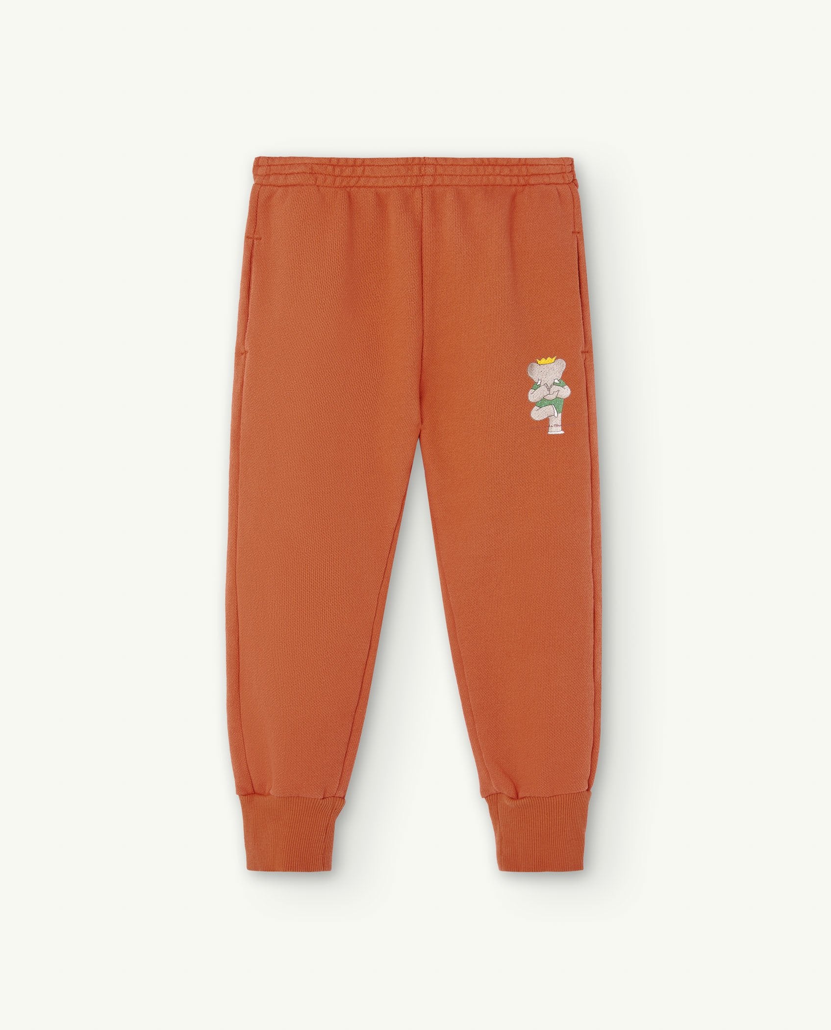Babar Orange Panther Sweatpants PRODUCT FRONT