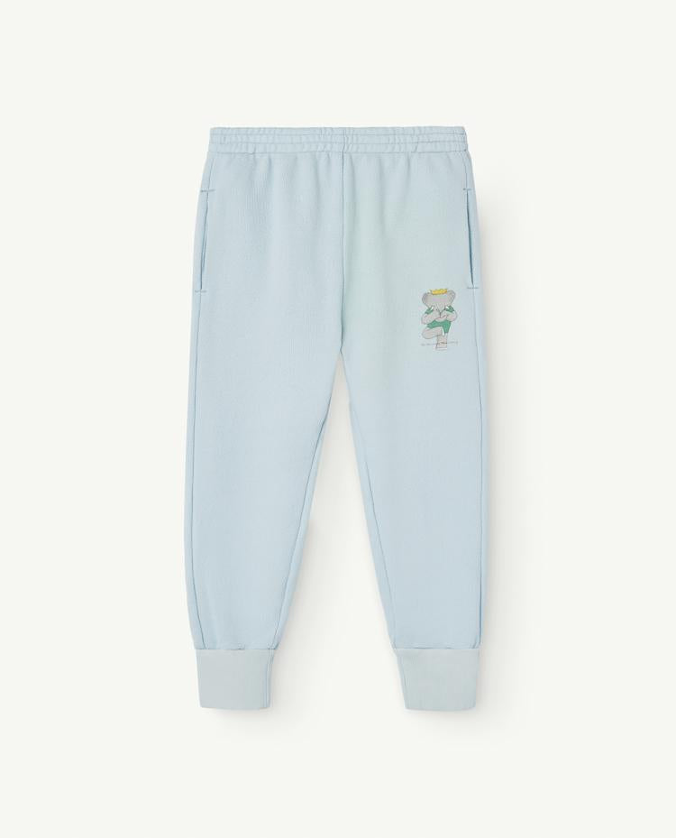 Babar Soft Blue Panther Sweatpants COVER